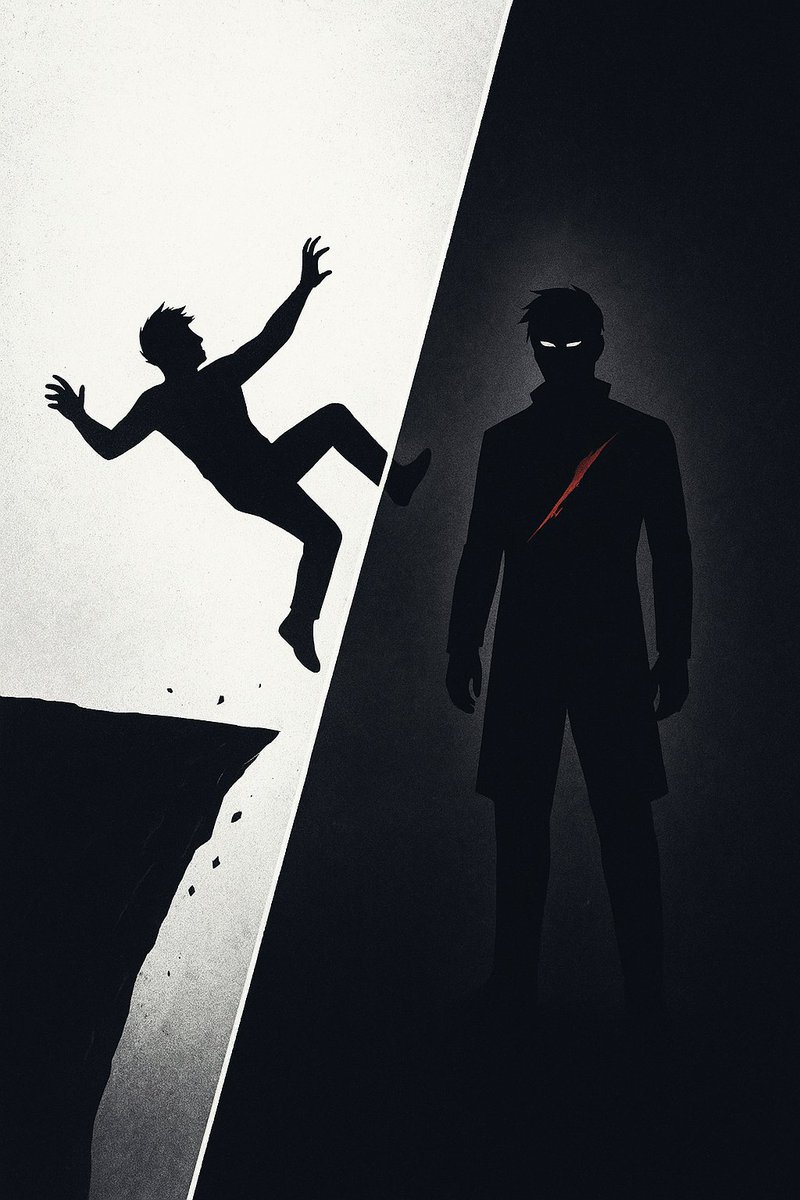 The shadow doesn't fear the abyss. He’s made of it. One miss, one scar, and yet he stands, unbroken.

#aiartist #aiartcommunity #AIart︎ #AIArtists #AIArt #AIArtistCommunity