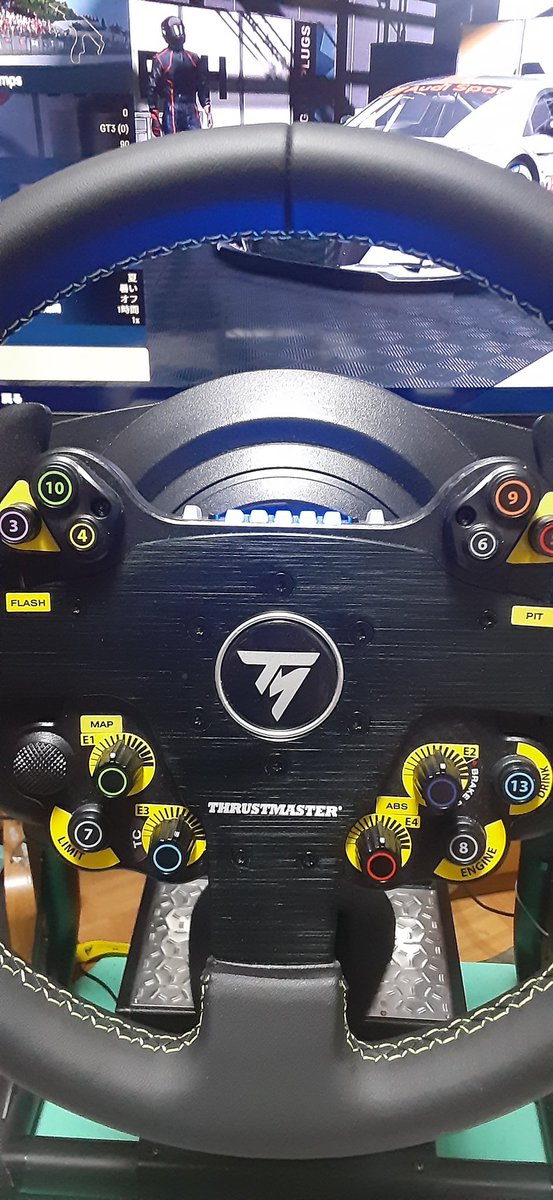 gite560hg's tweet image. #ProjectMotorRacing
ちょっと問題もある…
TCSやブレーキバイアスの＋、－をスラストマスターのステアリング、エボレーシングのダイヤルスイッチに割り振ってやろうと思ったら出来なかった…
あとT300RSだけなのか分からないけど、走行中謎のゴリゴリが延々続く…どこを調整してもおさまらない…