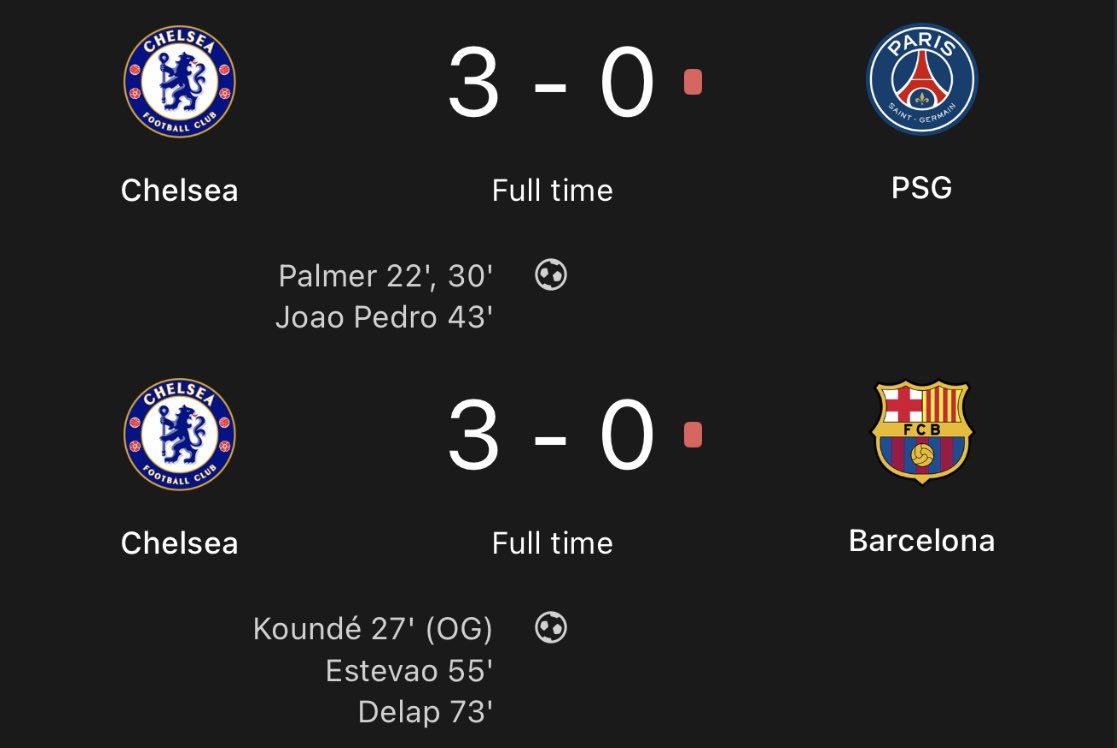 It’s a Chelsea thing.