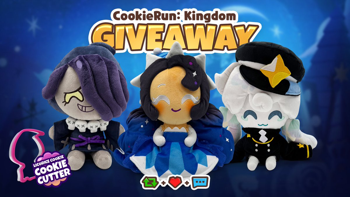 youtooz's tweet image. 🍪 COOKIERUN: KINGDOM GIVEAWAY 🍪

to win a full set of plushies retweet &amp;amp; like this post then comment CRKTOOZ 👑 no limits on entries

3 winners announced nov 28th 👨‍🍳 goodluck!