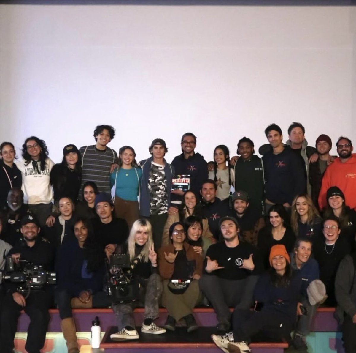 Danielle Rose Russell with the cast of "The All-Nighter"! via <a href="/anthony/">Anthony</a>.r.soto