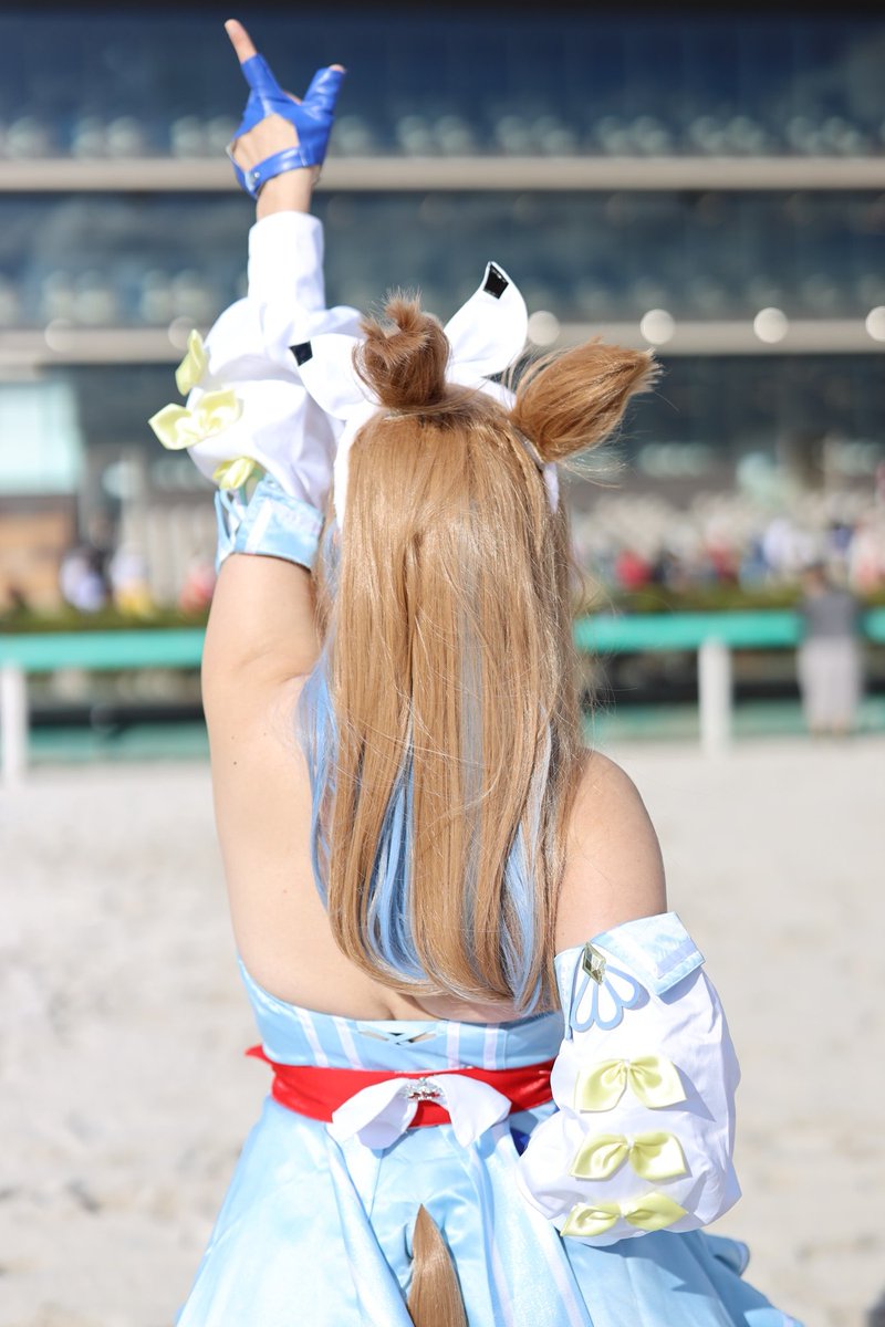 kohakururi's tweet photo. ⚠コス注意⚠
ウマ娘
アーモンドアイ

牧田さん📷@scirocco94
1日お付き合い頂きありがとうございました！！
ダート楽しかったなぁ🥰
#サーコス船橋 https://t.co/VD7BnYE8dz