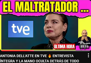 Corrientes_348's tweet photo. Antonia Dell'Atte en TVE 🔥ENTREVISTA ÍNTEGRA Y LA MANO OCULTA DETRÁS DE TODO #ultimahora #UltimasNoticias #AntoniaDellate #RTVE #RTVEPlay   #LaIslaDeLasTentaciones11 #LaRevuelta #Mediaset  #ElHormiguero #MediasetInfinity #telecinco #Lequio

vídeo ⤵️⤵️⤵️
https://t.co/UkjtwW6W4M https://t.co/v8qOFbzXEJ
