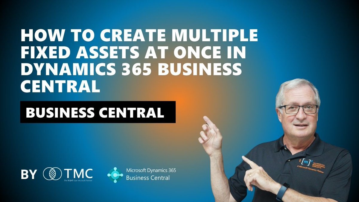 TMCDynamicsERP's tweet image. How to Create Multiple Fixed Assets at Once in Dynamics 365 Business Central ➡️ hubs.la/Q03VGP4G0

#msdyn365bc #Dynamics365 #D365 #BusinessCentral
