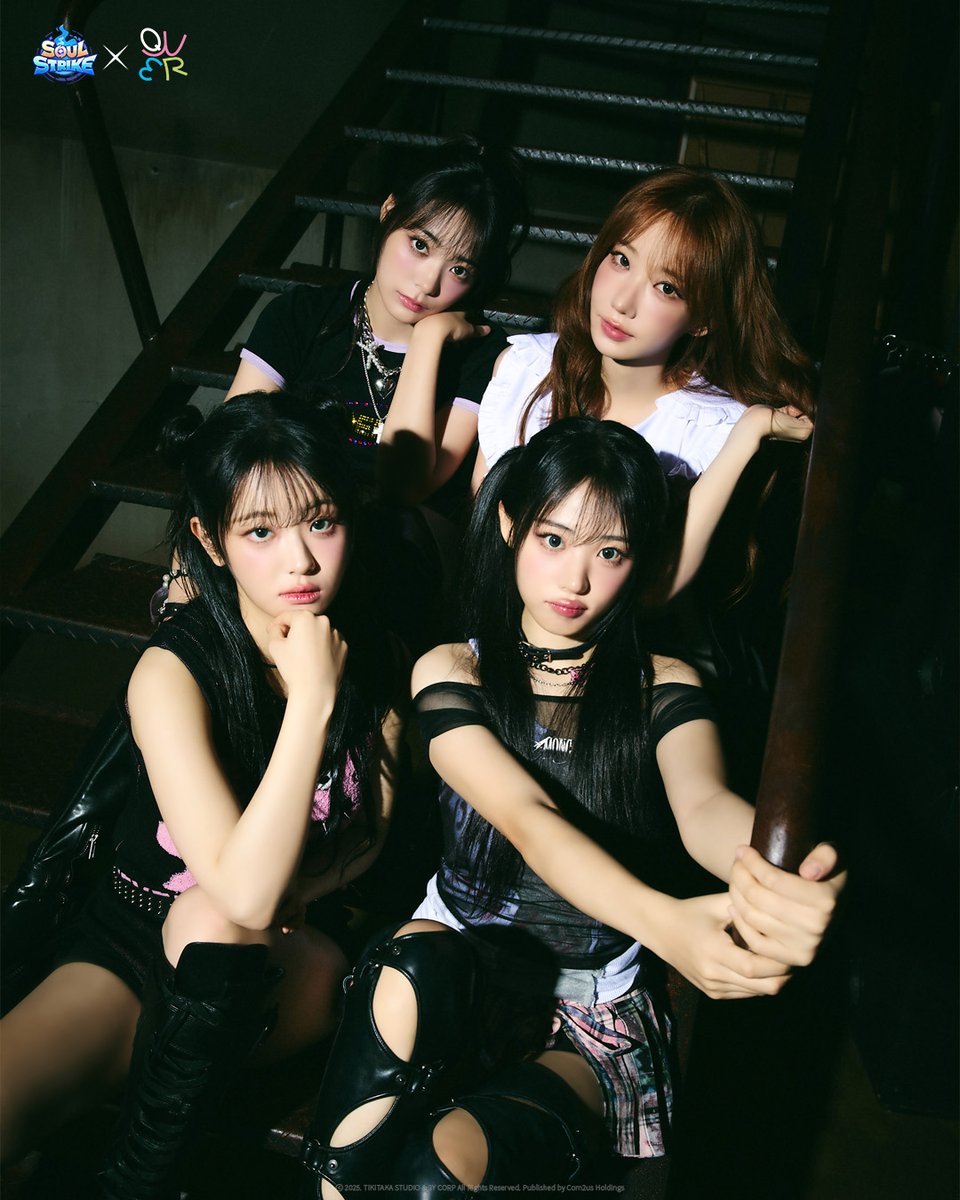 Beautiful pics from #QWER x #SoulStrike #CHODAN #MAGENTA #HINA