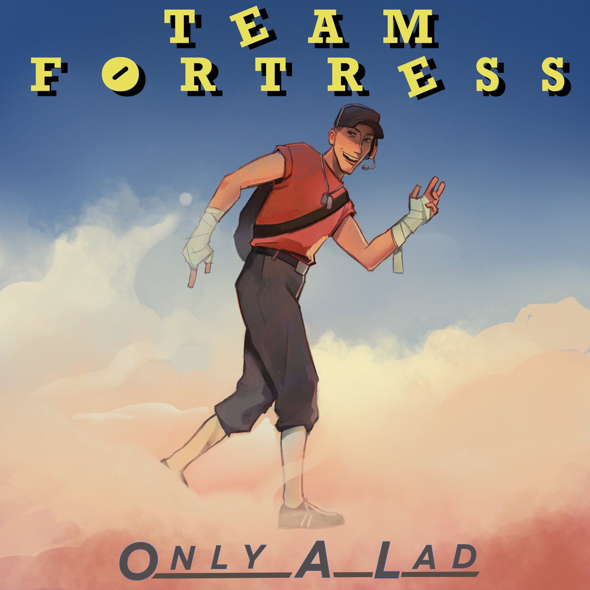 scaborotory's tweet image. full for this btw its based on the oingo boingo album cover teehee😊babys first tf2 fanart dont bully