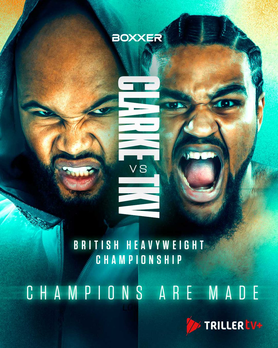 Triller_TV's tweet image. BREAKING 🚨🚨

#ClarkeTKV will stream this Saturday in the USA, Canada and other select international markets on TrillerTV+

➡️ BLACK FRIDAY | Save 50% on TrillerTV+ | Visit link in Bio by 12/04