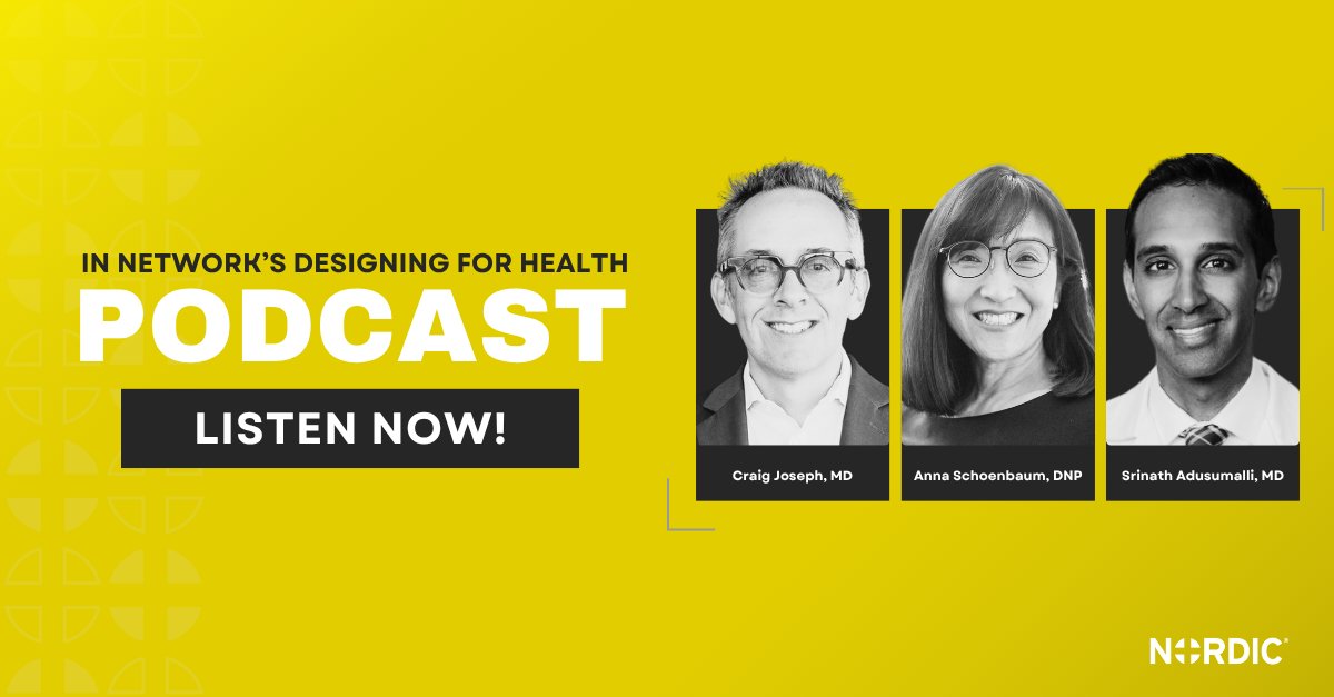 Nordic_Global's tweet image. From patient data overload to workflow challenges, clinicians face growing pressures. In a new episode of #DesigningForHealth, Nordic’s @CraigJoseph, MD speaks with Anna Schoenbaum, DNP and Srinath Adusumalli, MD, of @PennMedicine on how #AI and #Informatics help #healthcare…