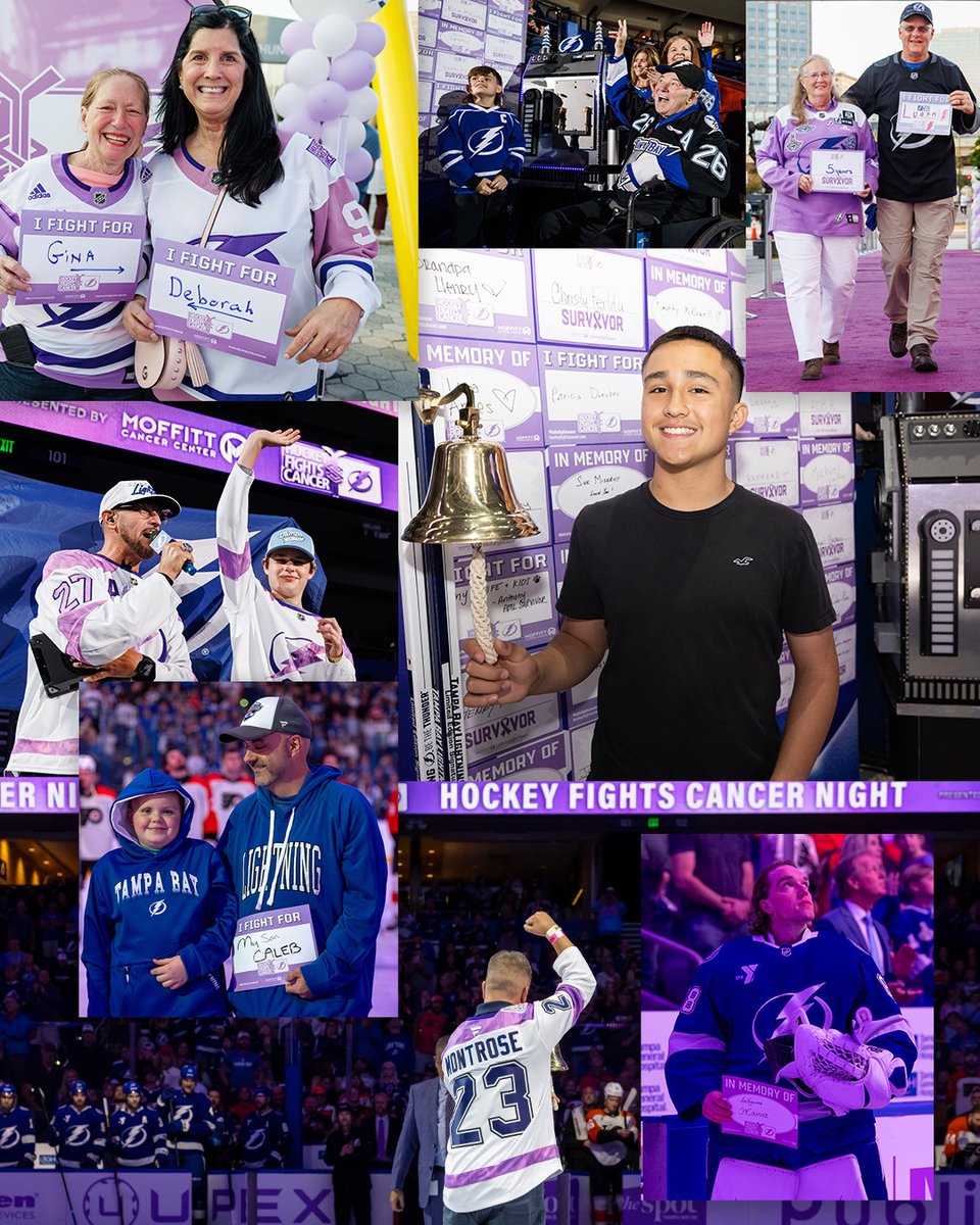 A night filled with celebration, tears and triumph 💜

Thank you for another great #BoltsFightCancer Night!