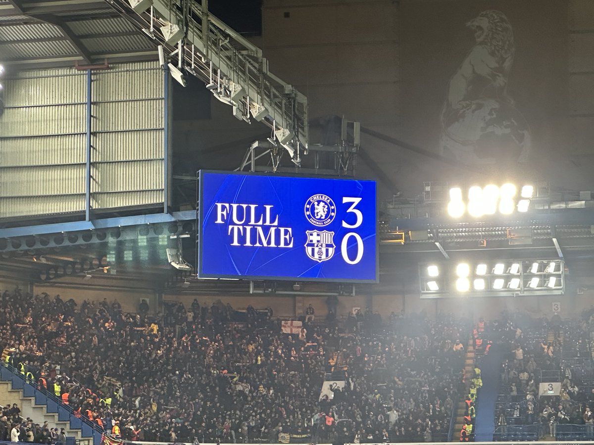 Champions League nights at The Bridge 😍💙