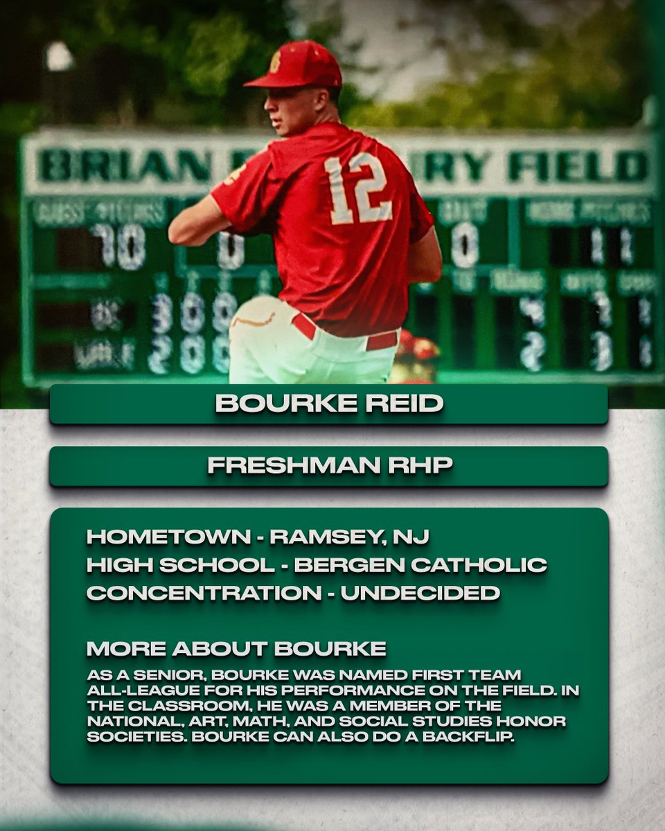 BabsonBaseball's tweet image. Our next three players are Jayson Labrador, Bourke Reid, and Talon Young

Welcome to the Beavers! 🦫