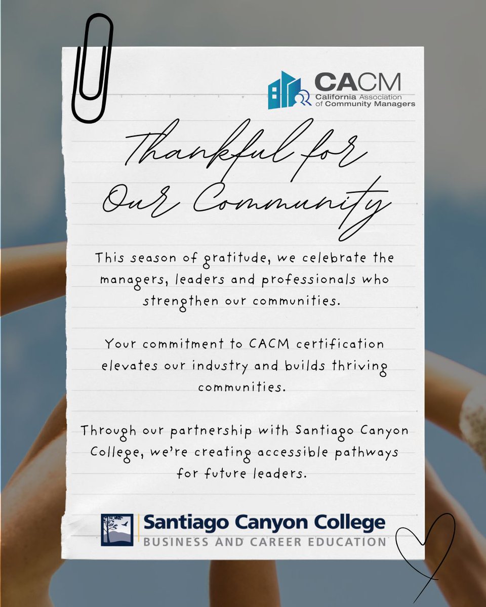 CACMchat's tweet image. We’re grateful for those who help our community thrive! 🌟 Tag a friend ready to pursue CACM certification or share this post. #linkinbio for more info. Together, we strengthen community management! #CACM #CommunityManagement #SCC