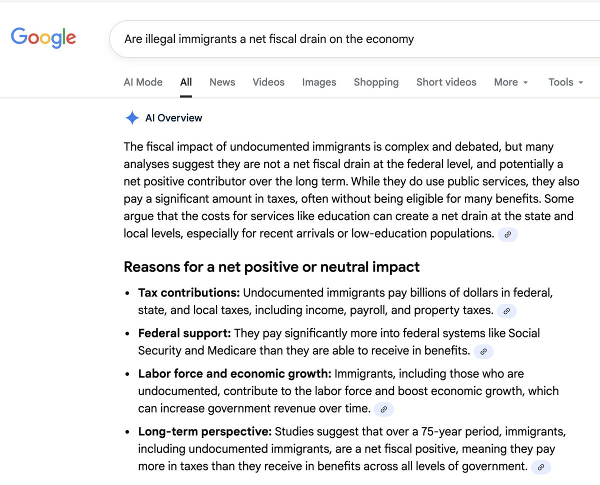 140fulton's tweet photo. @MAGApappabear @Johnismydadtoo @Leslieoo7 If they're well publicized, maybe you could send me a link?

You're right -- that Cato article doesn't distinguish between legal and illegal immigrants. Still, lots of studies have found that that the net impact is neutral-to-positive. https://t.co/3kXrjVhZ4x