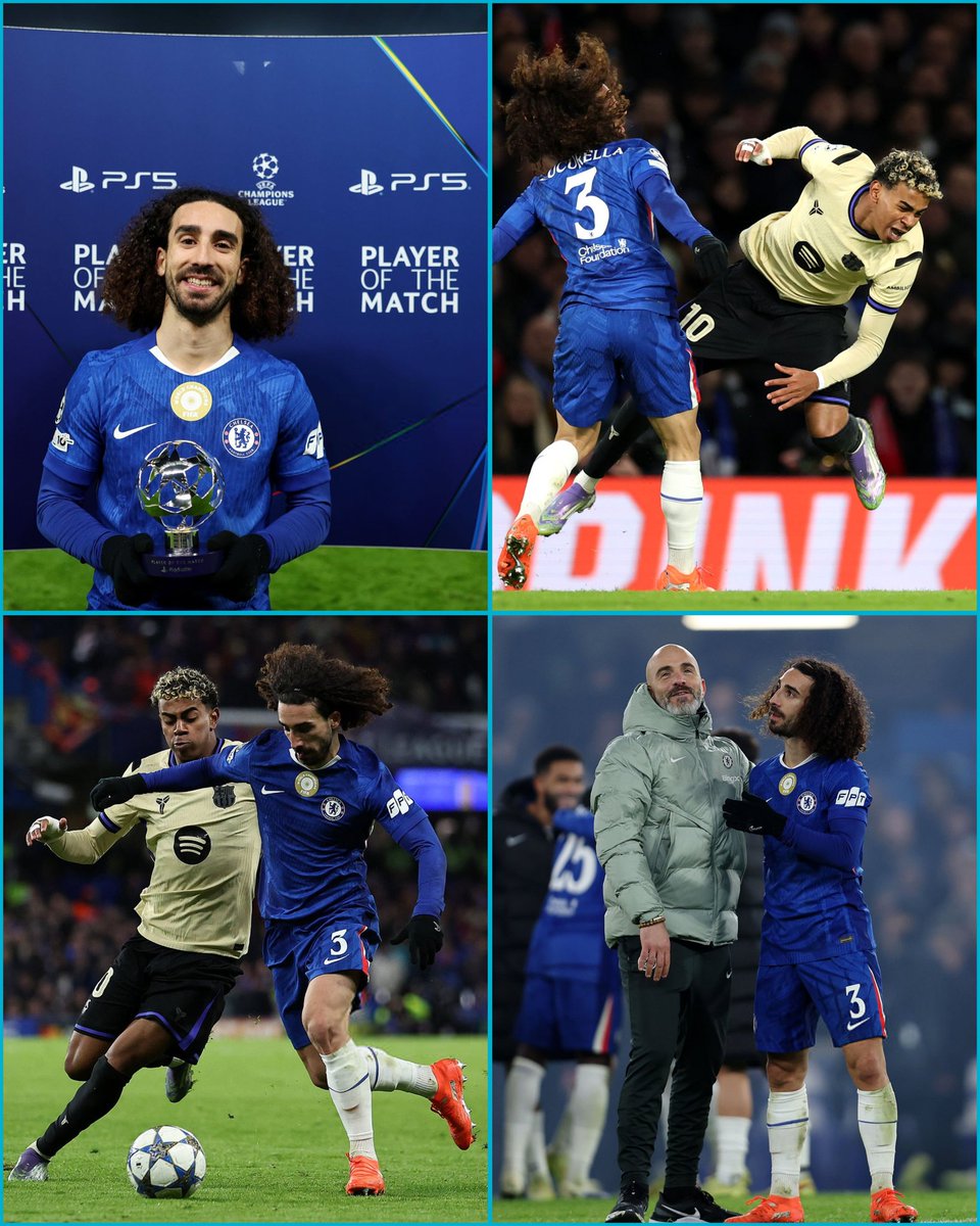 SiaranBolaLive's tweet photo. Chelsea 3-0 Barcelona

MOTM: Marc Cucurella https://t.co/iTQd24OW2i