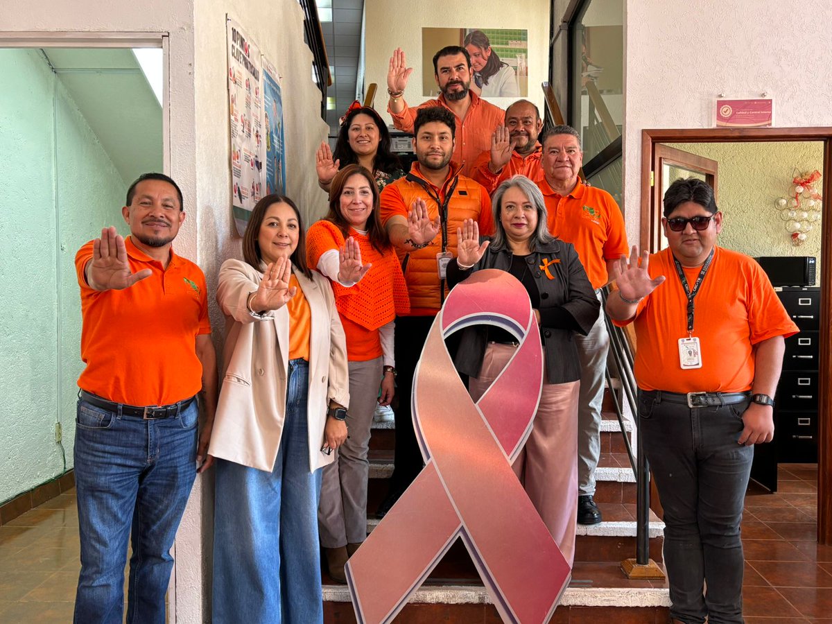 CECyTEHidalgo's tweet image. Como cada mes, CECyTE Hidalgo se VISTIÓ de NARANJA. Un día donde el personal de Dirección General busca a través del uso de prendas color anaranjado, sumarse al movimiento de prevención y erradicación de la violencia contra mujeres y niñas.
#SomosUnEquipoTransformandoElFuturo