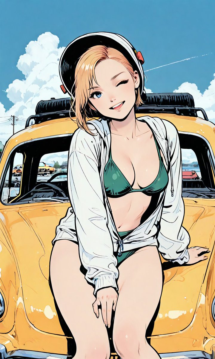 イラストページ イラスト カワサキNinja ZX-12R（緑） : MotorParade - 通販 - Yahoo