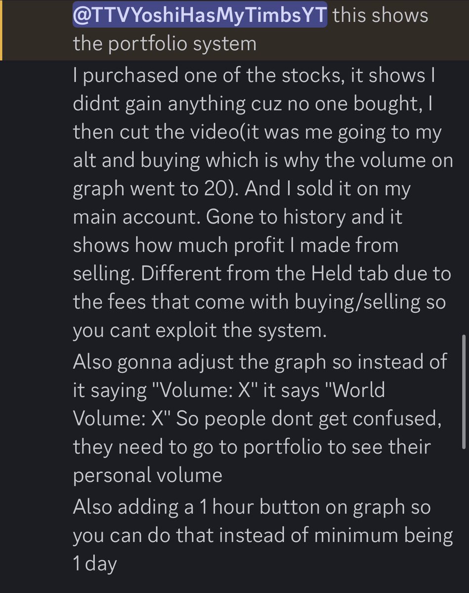 RobloxYoshiTimb's tweet image. $CLOUT Roblox Update for Portfolio System!
There will be two types of volume: 
Personal Volume total of your portfolio, 
World Volume of the coin meaning ticker’s total shares spent and currently being held!
More posts soon!

CCQe2yn6DdxzfGn3ZVfRbjwdVEg5C6D6yuiuz832pump