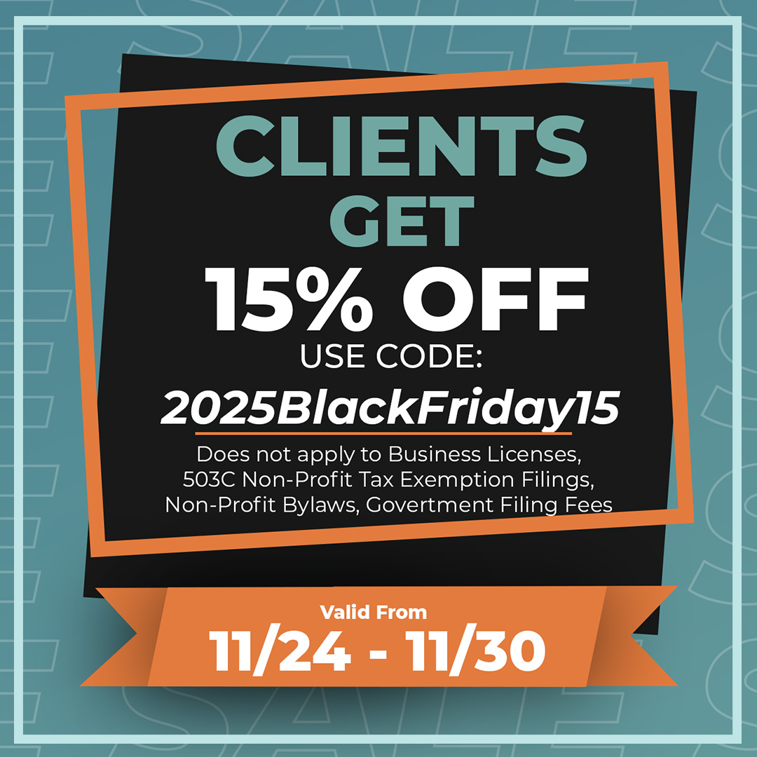 CorpNet's tweet image. Get a head start on your business goals with huge savings, all week long - starting Monday, Nov 24th through Sunday, Nov 30th.

Exclusive deals for both clients &amp;amp; partners! Not a partner yet? Sign up this week and save up to 30%. corpnet.com/partners/ 

*Exclusions apply