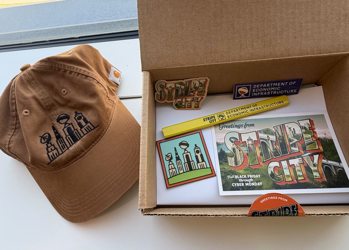 jeff_weinstein's tweet image. The @stripe team is on the city streets of SF and NY hand delivering black friday, cyber monday swag—reply if you want one! (a few left.)