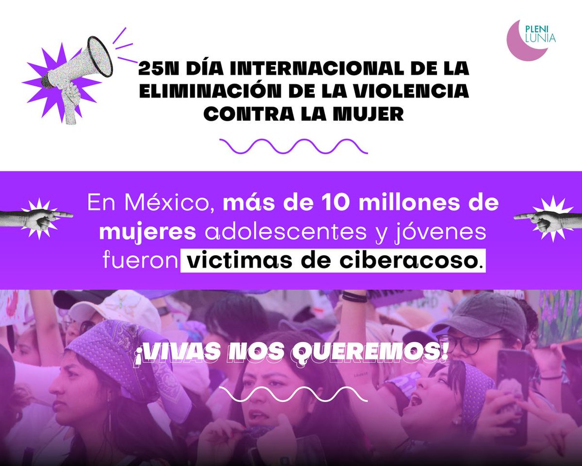 La violencia digital es un delito, denuncia. ¡Si puedes!
#25N