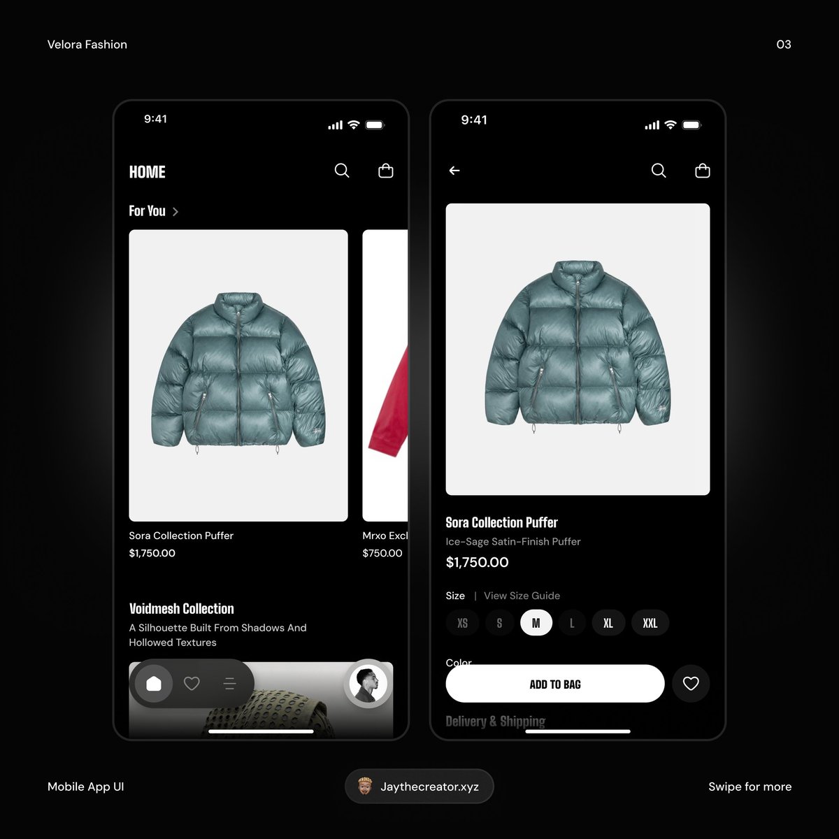 j4yythecreator's tweet image. Check out this mobile app UI i recently worked on.

Rate it outta 10⭐️
#UIDesign #uiinspiration #mobileappdesign