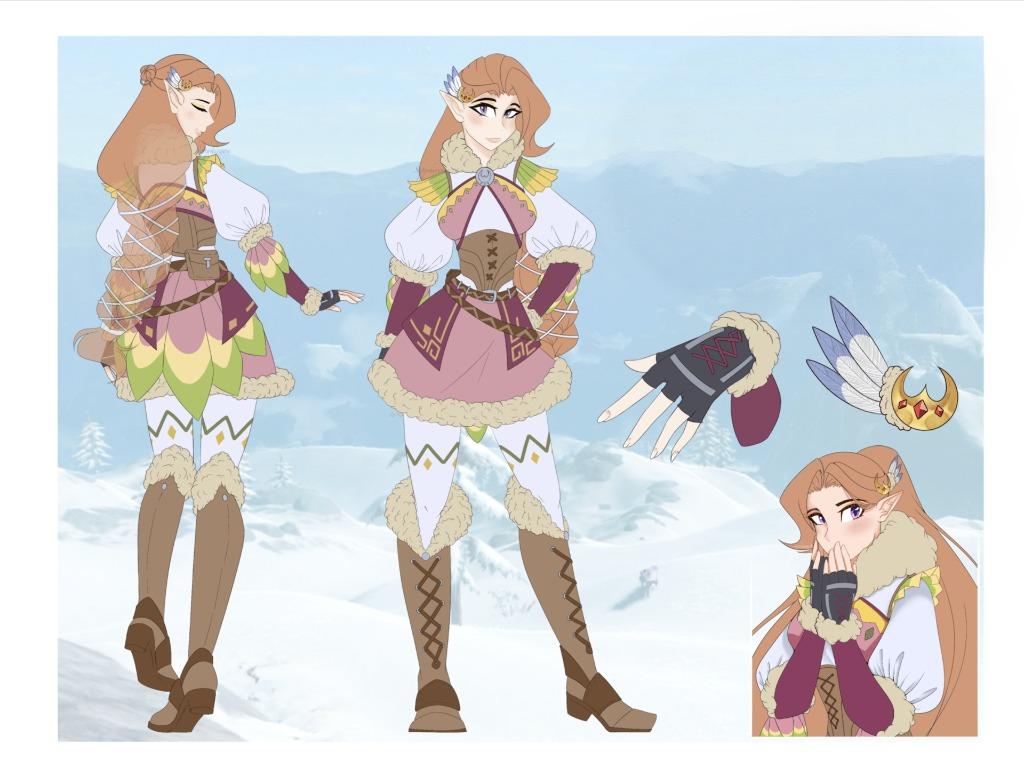 Janee_booo's tweet image. Reference Sheet done for a client on Discord! 

#refsheet #referencesheet #OC #DigitalArtist #artist #animefanart #art #elfgirl