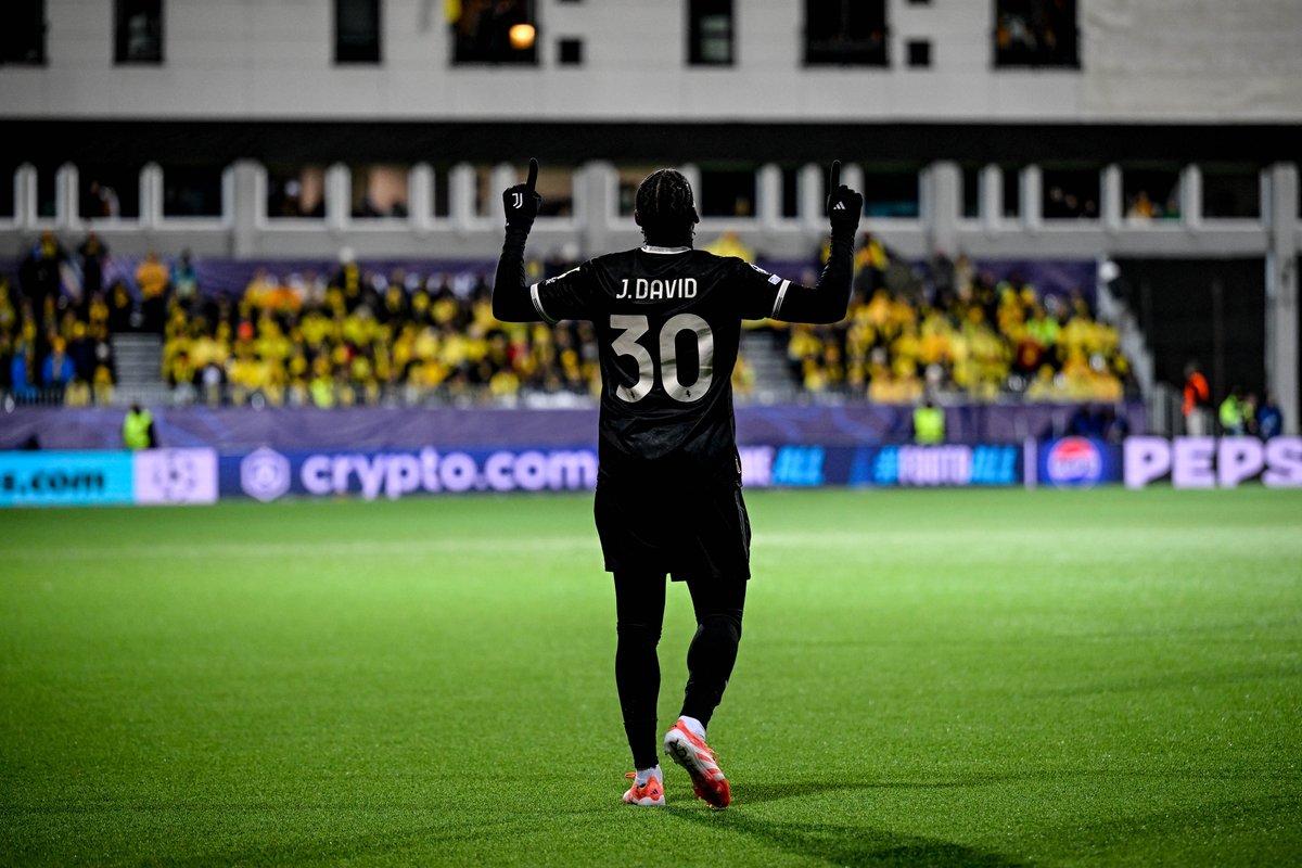 juventusfc's tweet photo. Jonathan.🎯

#BodoJuve [2-3] #UCL https://t.co/EHmYiDU8Ot