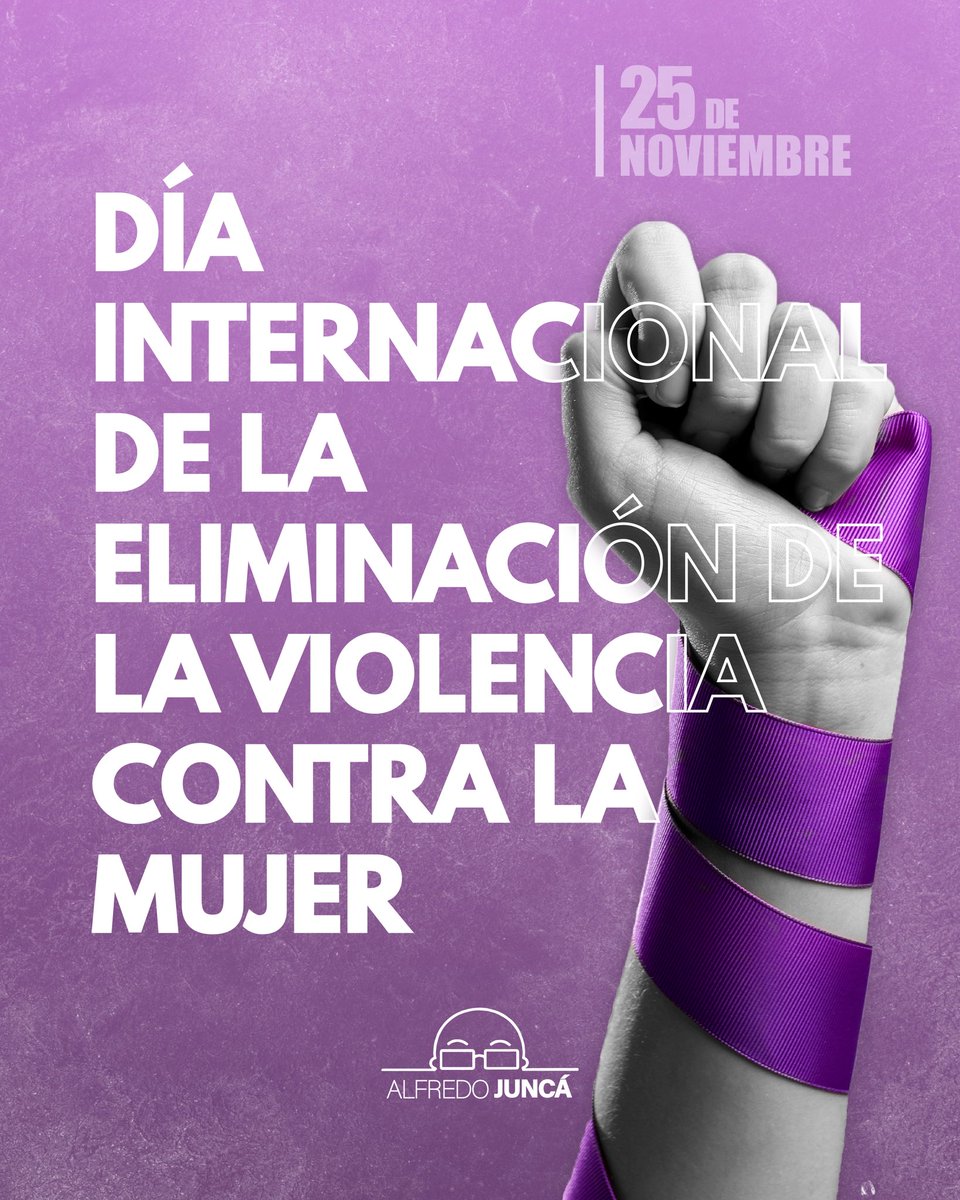 Hoy, 25 de noviembre, reafirmamos nuestro compromiso con una democracia libre de violencia contra la mujer.
Ninguna mujer debe ver vulnerados sus derechos, en ningún espacio.
Erradicar la violencia es tarea de Estado y responsabilidad de toda la sociedad.