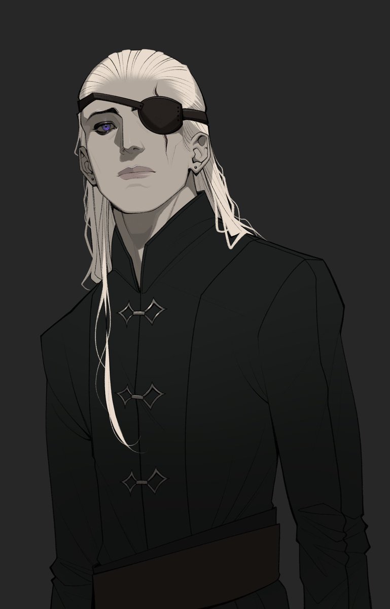 atosaido's tweet image. redraw of an old aemond piece 

#aemondtargaryen
#HouseOfTheDragon