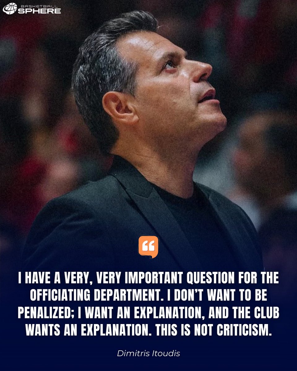 BSphere_'s tweet image. 🗣️ Dimitris Itoudis did not hide his dissatisfaction after the game against Real Madrid.

Read more 👇
basketballsphere.com/en/dimitris-it…