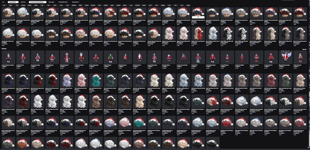 folamsii's tweet image. christmas hairss, go chop 
#ROBLOX #robloxugc