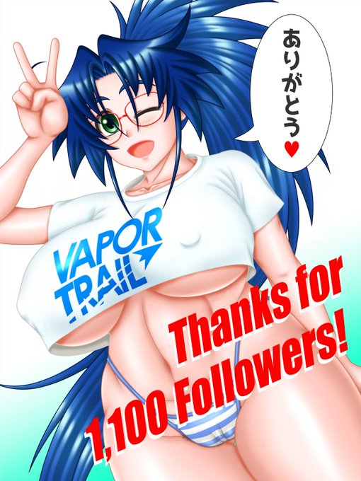 #pixiv のフォロワーが1,100人になりました!
ありがとうございます〜。 