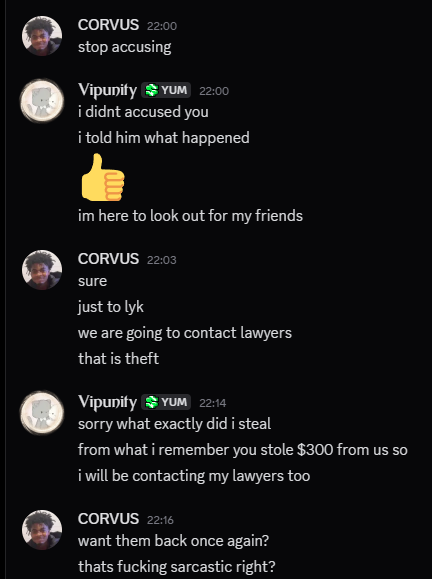 vipunity's tweet image. context: back in april we hired him for our car game, paid half up front ($300), a month later didnt have a single submission. said he'd "import" every time we asked; nothing.

i got contacted about his credibility, i said hes a scammer and... pls avoid him

#RobloxDev