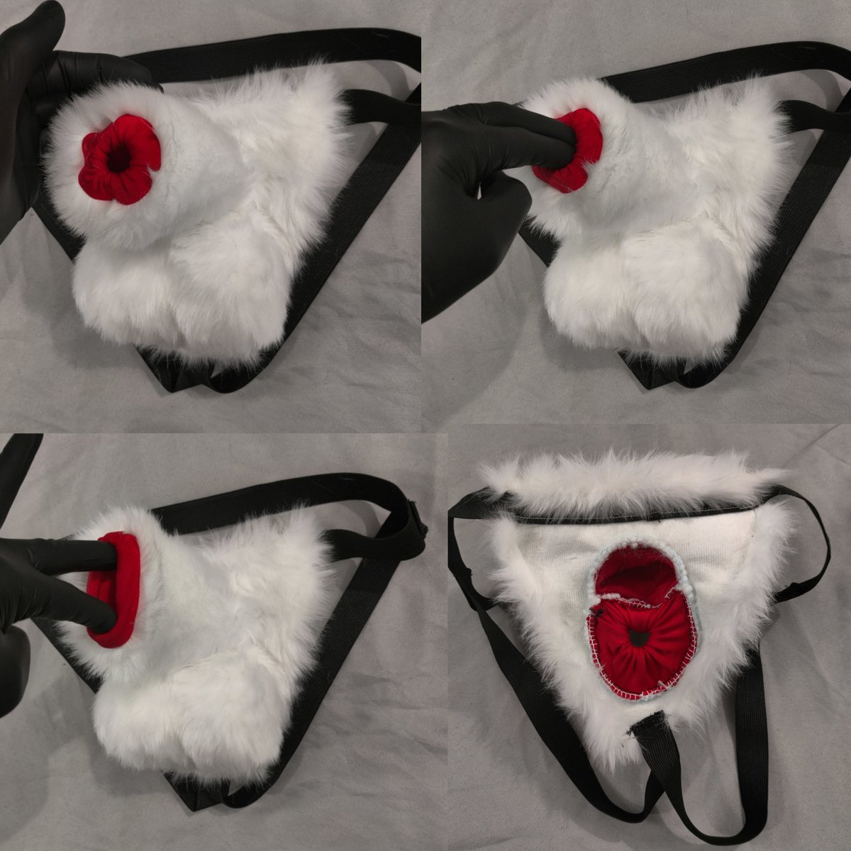 NobleGalactic's tweet image. White and Red Sheath jock set all finished up.

Sheath Style 3. (intact) Version 1.
If interested in a sheath jock. feel free to DM me ^_^