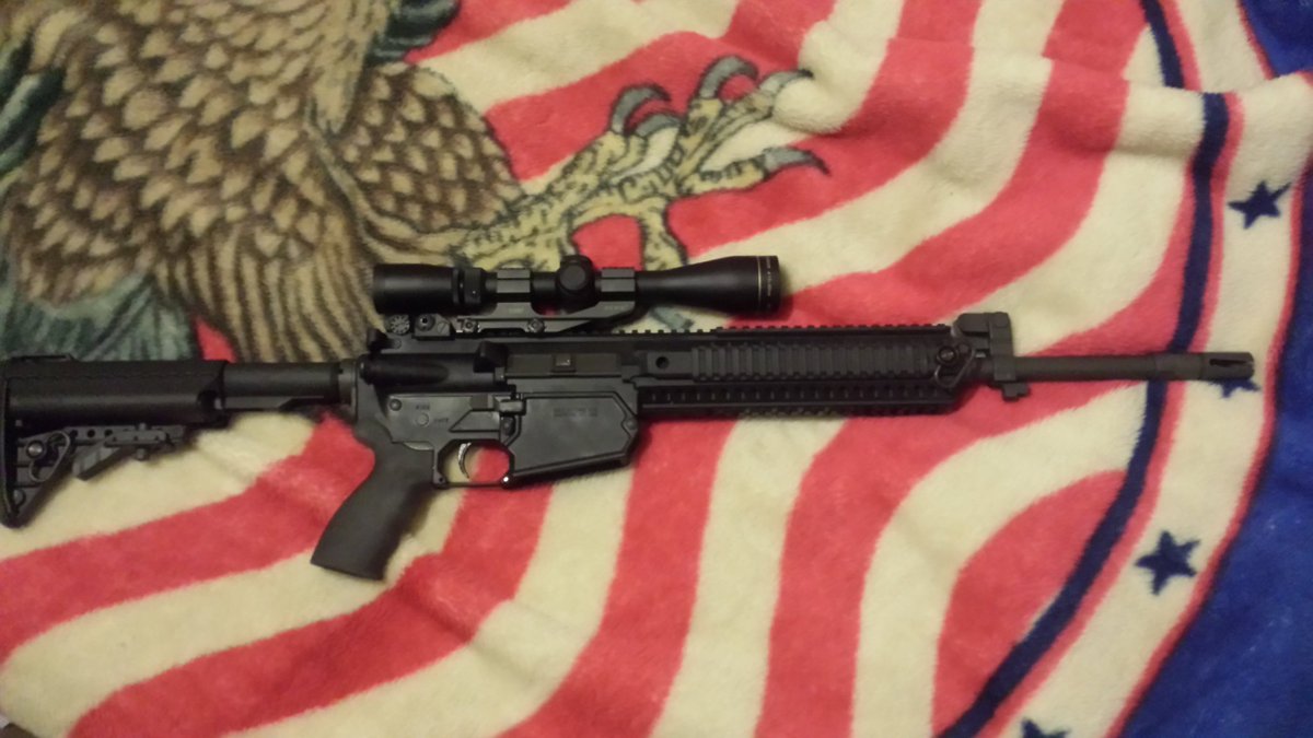 Oh look, a wild box of hair has appeared. Do you like my deer rifle?