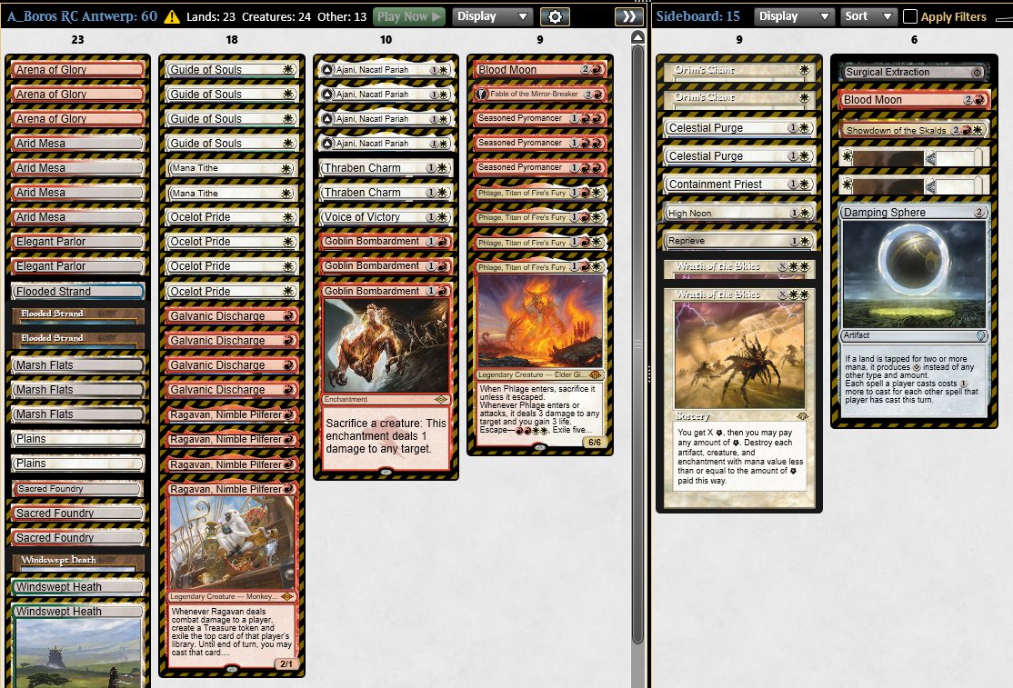 😺😺😺😺😺😺😺

To thank everyone for the amazing support after winning the RC Antwerp, I’m sharing my orientative sideboard guide for the event here. 

🏆❤️🔥 Thanks so much for all the love! 🔥❤️🏆