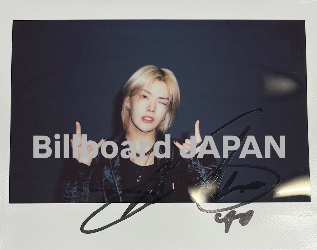 241126 Billboard_JAPAN X ／ スペシャル企画！ #YUTA 直筆サイン入り
