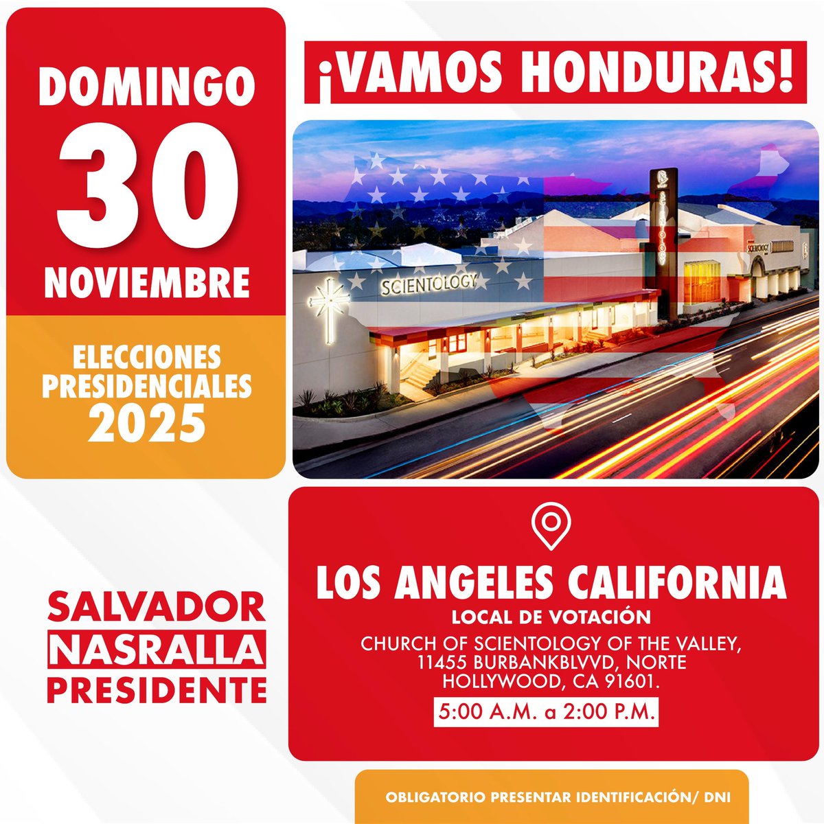 SalvaPresidente's tweet photo. 🇭🇳 Hondureños en Estados Unidos:
¡Traigo buenas noticias para todos los que quieren votar este domingo! Muchos me han preguntado dónde votar desde USA. 🇺🇸 Aquí les comparto los centros de votación oficiales para que nadie se quede fuera.

Si tenés tu DNI vigente, podés ejercer tu voto y definir el futuro de Honduras.

📌 Vayan temprano, voten y quédense en el conteo. La participación masiva de la diáspora puede cambiarlo todo. Compartan esta información con su familia, amigos y grupos en todo Estados Unidos. 🇺🇸✨