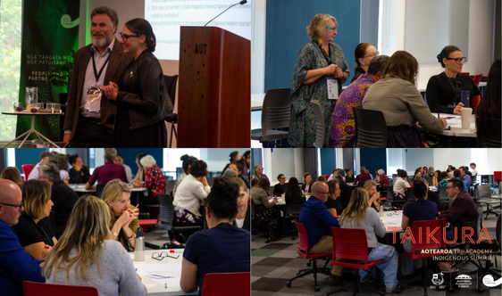 src_rsc's tweet image. On day two of #Taikura, Annie Pullen Sansfaçon (RSC College, @UMontreal) co-led a wānanga on how to create Indigenous research spaces. 

Today, Marti Ford (@umanitoba) co-led a wānanga focused on actionable measures to transform academia for Indigenous Peoples.