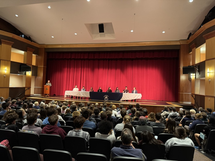 Not the best picture, but such a great YHS alumni panel spoke to our juniors and seniors today! Thank you for sharing your stories!