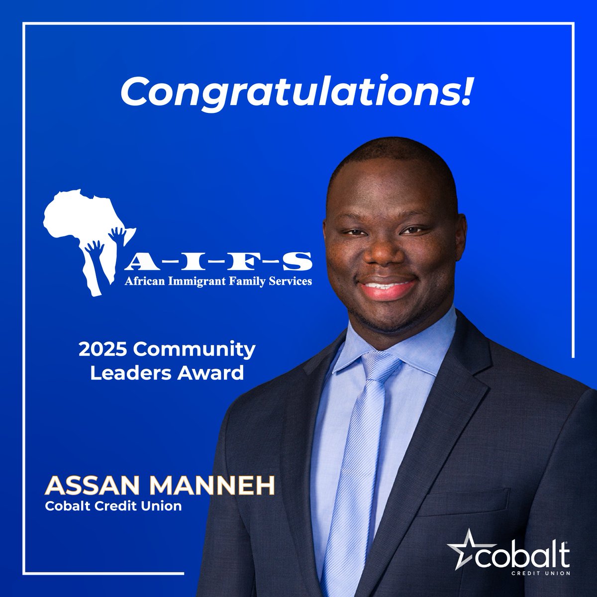 A big congratulations to Assan, VP Retail Banking, for being awarded the Community Leaders Award at The African Immigrant Family Services 2025 Success Celebrations event.
.
.
#Compassion #Support #Purpose