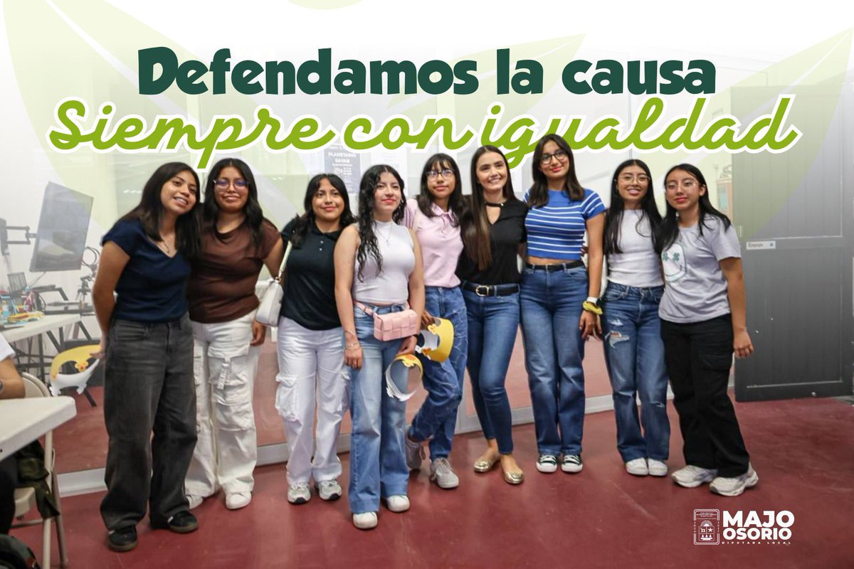 OsorioMariaJose's tweet image. 📌#Igualdad es demostrarles a nuestras jóvenes que TAMBIÉN SE PUEDE. A esta causa histórica nos mantenemos siempre cerca, brindándoles herramientas académicas que continuarán potenciando su desarrollo, autonomía e independencia.

#MujeresPlayenses
#FuturoBrillante✅