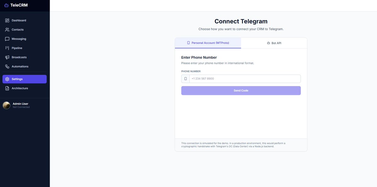 l_woetzel's tweet image. Telegram CRM, who&apos;s building this?