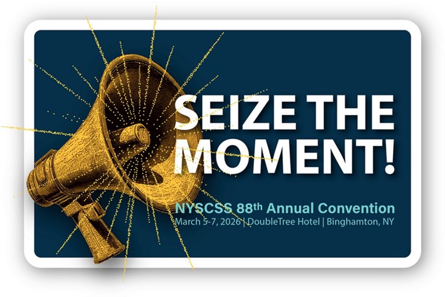 Registration is now open for the NYSCSS 88th Annual Convention
March 5-7, 2026 Binghamton,NY
Click the link below to Register!
nyscss.wildapricot.org/event-6439923
<a href="/NCSSNetwork/">National Council for the Social Studies (NCSS)</a> <a href="/MidStatesCSS/">MSCSS</a> 
#sschat