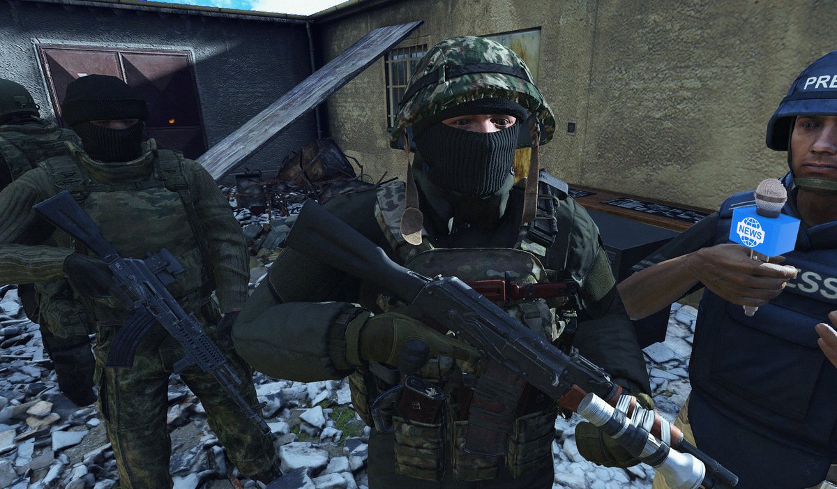 Our soldiers were interviewed near the border with Chernarus. They claimed that the CDF are conducting heavy patrols, exercises, and moving heavy equipment along the border. Maybe they're crazy and want to invade us.

#arma3  #chernarus #pustoshka #makearmanotwar