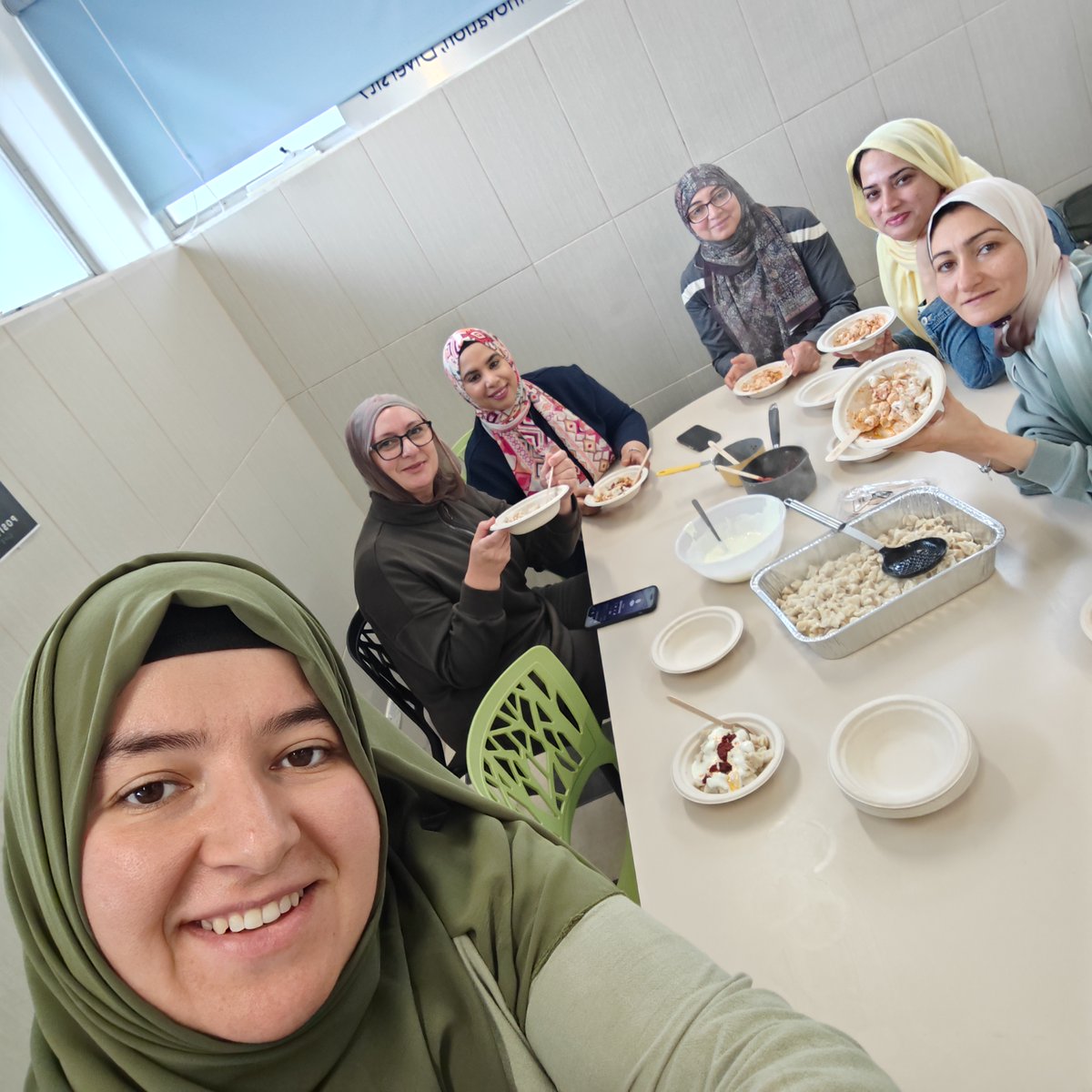 We had a Cooking Class organised by the Community Engagement Department at the Gilles Plains Campus. We learnt how to make delicious Turkish dumplings 🥟 and enjoyed a wonderful day together 🤍✨