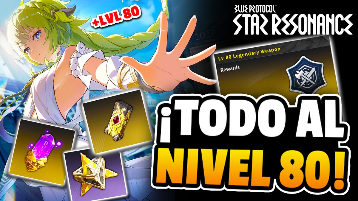 XGamonX's tweet image. ¡AHORA SÍ! 🔥 ¡SUBE TODO a NIVEL 80 y DESTROZA en &quot;BLUE PROTOCOL: STAR RESONANCE&quot;!
#BlueProtocolStarResonance #StarResonance #BPSR 

youtu.be/L6z0EILEgKA