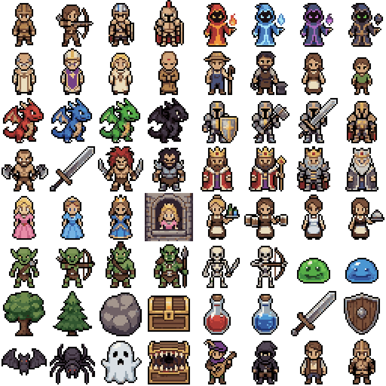 PixelLabAI's tweet image. Added new style tool! Even works for oblique characters! First try on both😍