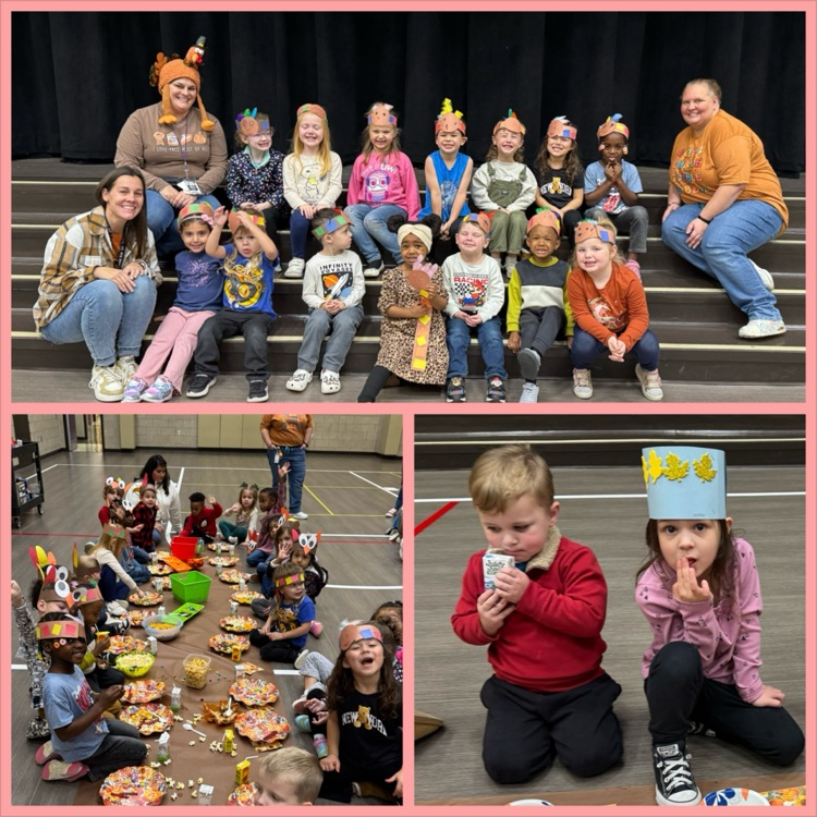Friends from Mrs. Gore's, Mrs. Grinter's and Miss Roe's Pre-k classes joined together for a Friendsgiving snack today! We love seeing our little learners build friendships and create memories together. #19WESPride #19EveryStudent