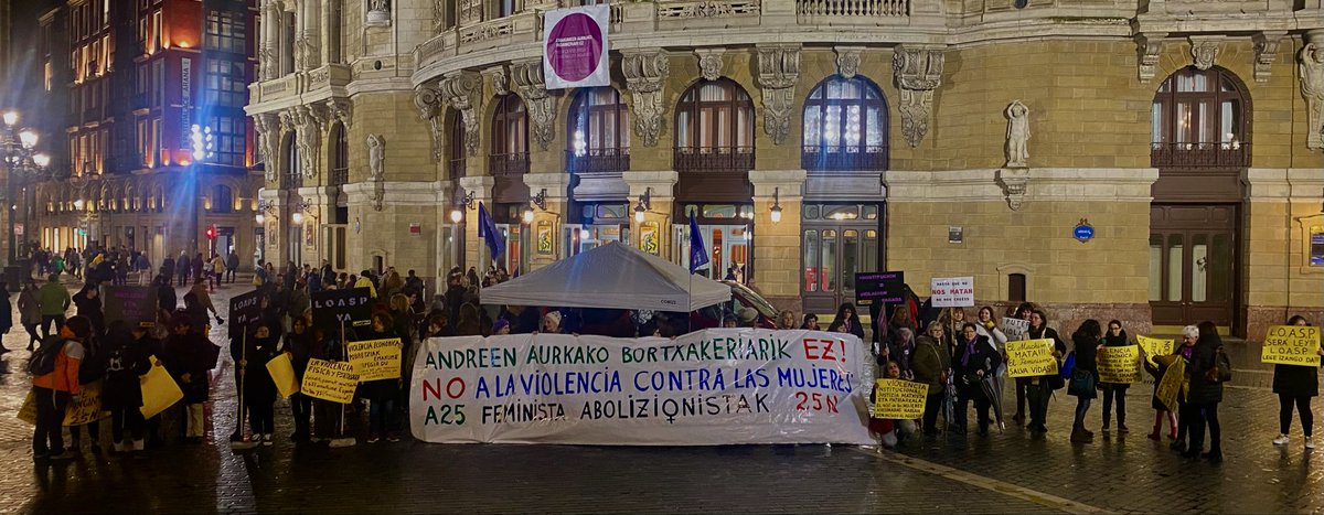 #25N Día Internacional para la Eliminación de la Violencia contra las Mujeres. #Bilbon <a href="/BFErradikalak/">Bizkaiko Feminista Erradikalak</a> <a href="/CLanbroa/">Colectivo Feminista Lanbroa</a>
#FeministaAbolizionistak